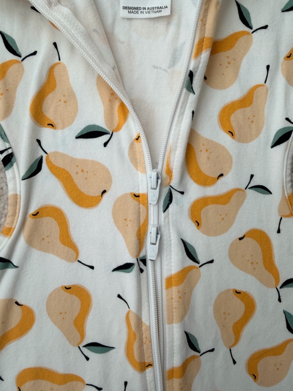 Love to Dream Yellow Pear Print Swaddle Sack - Picture 4 of 8